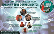 PRESENÇAS CONFIRMADAS - VII FÓRUM - Faça sua inscrição