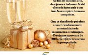 FELIZ NATAL E UM PRÓSPERO ANO NOVO