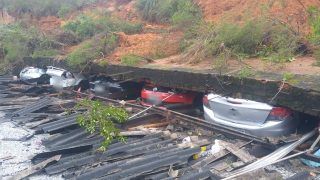 Seguro deve indenizar donos de carros destruídos por queda de muro, diz síndica