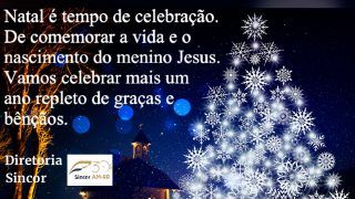 SINCOR AM/RR DESEJA UM FELIZ NATAL