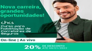 Curso para Habilitação de Corretores de Seguros 2022 - 20% de desconto por tempo limitado!