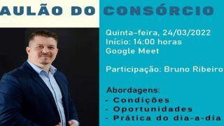 Aulão do Consórcio Porto Seguro - Quinta Feira às 14 hs